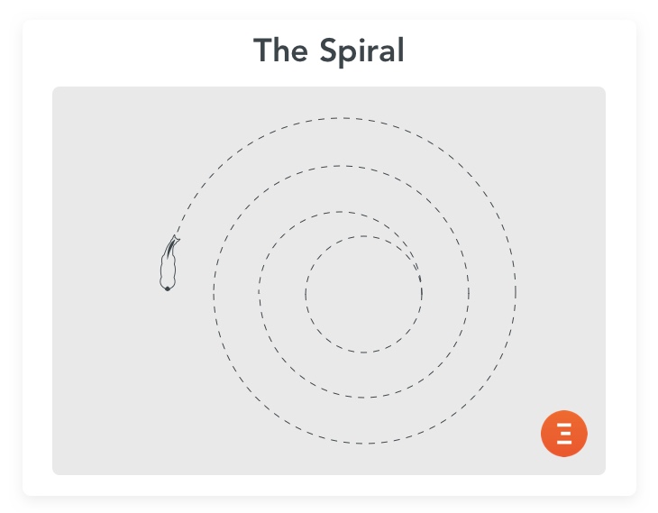 The spiral, a good exercise for older horses